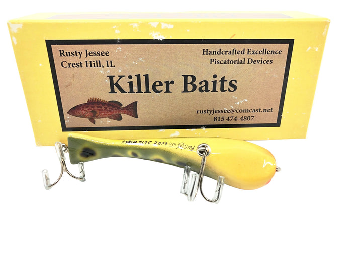 Rusty Jessee Killer Baits 2015 Bullhead Luny Frog Color