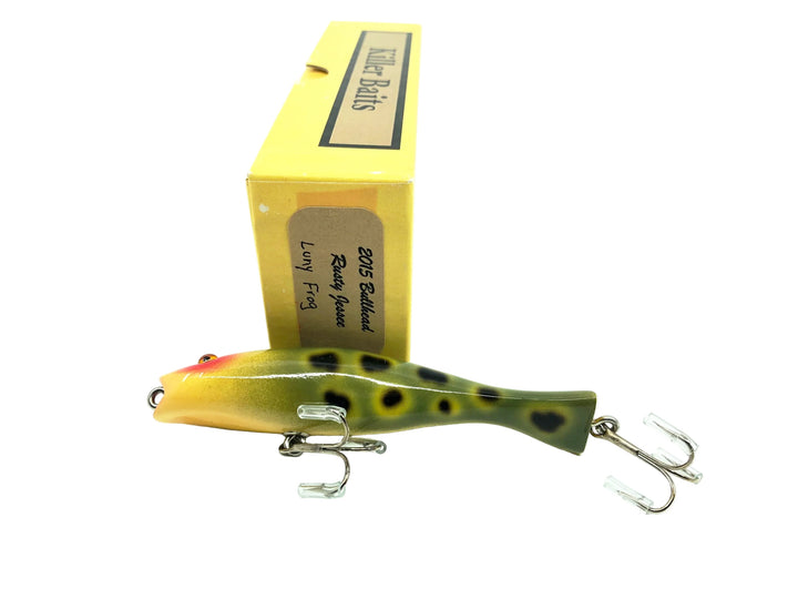 Rusty Jessee Killer Baits 2015 Bullhead Luny Frog Color