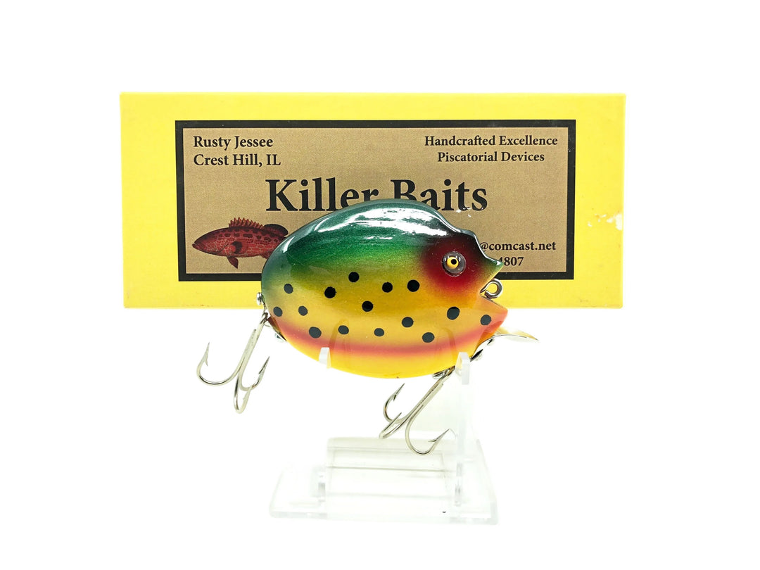 Rusty Jessee Killer Baits Punkinseed, Rainbow Trout Color