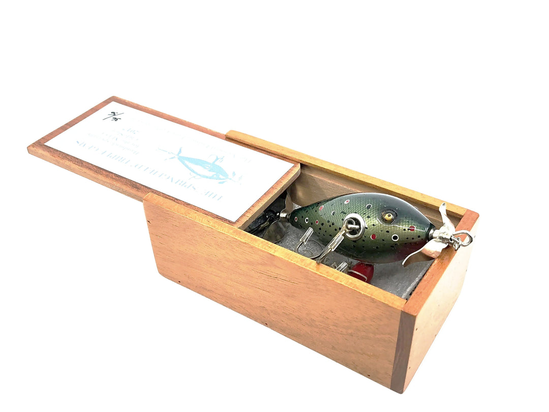 T.R Fish Custom Lures & Blank NFLCC Collectors Club 2017 Limited Edition Club Lure "Springfield" Triple Gems, Brown Trout w/Box