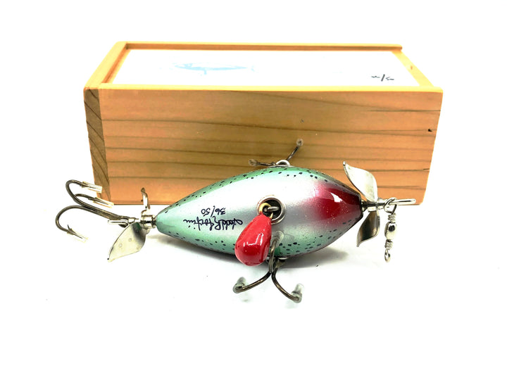 T.R Fish Custom Lures & Blank NFLCC Collectors Club 2017 Limited Edition Club Lure "Springfield" Triple Gems, Rainbow Trout w/Box