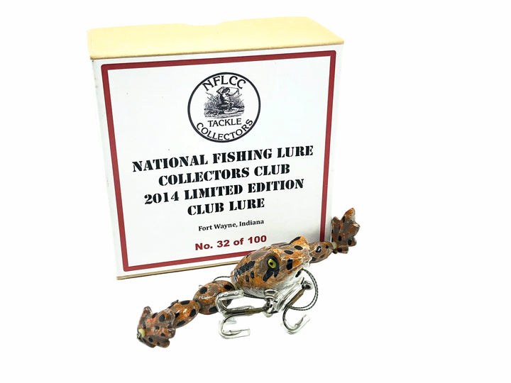 NFLCC Collectors Club 2014 Limited Edition Club Lure Chautauqua Custom Pond Hopper, BBT Brown Toad Color