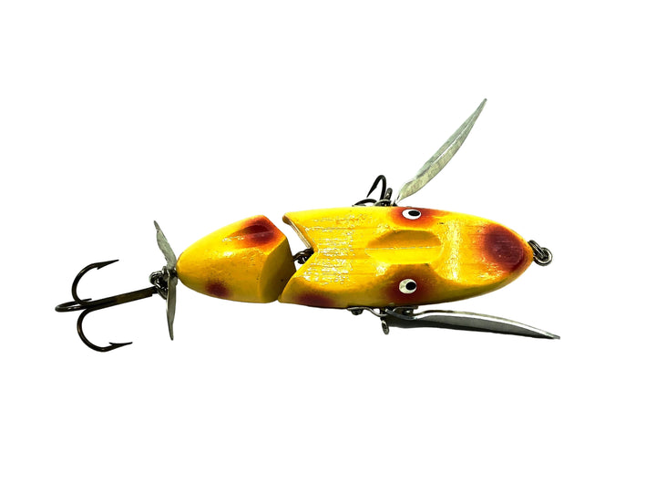 Hi-Fin Hawg Buster Jointed Creeper, Yellow/Red Dots Color