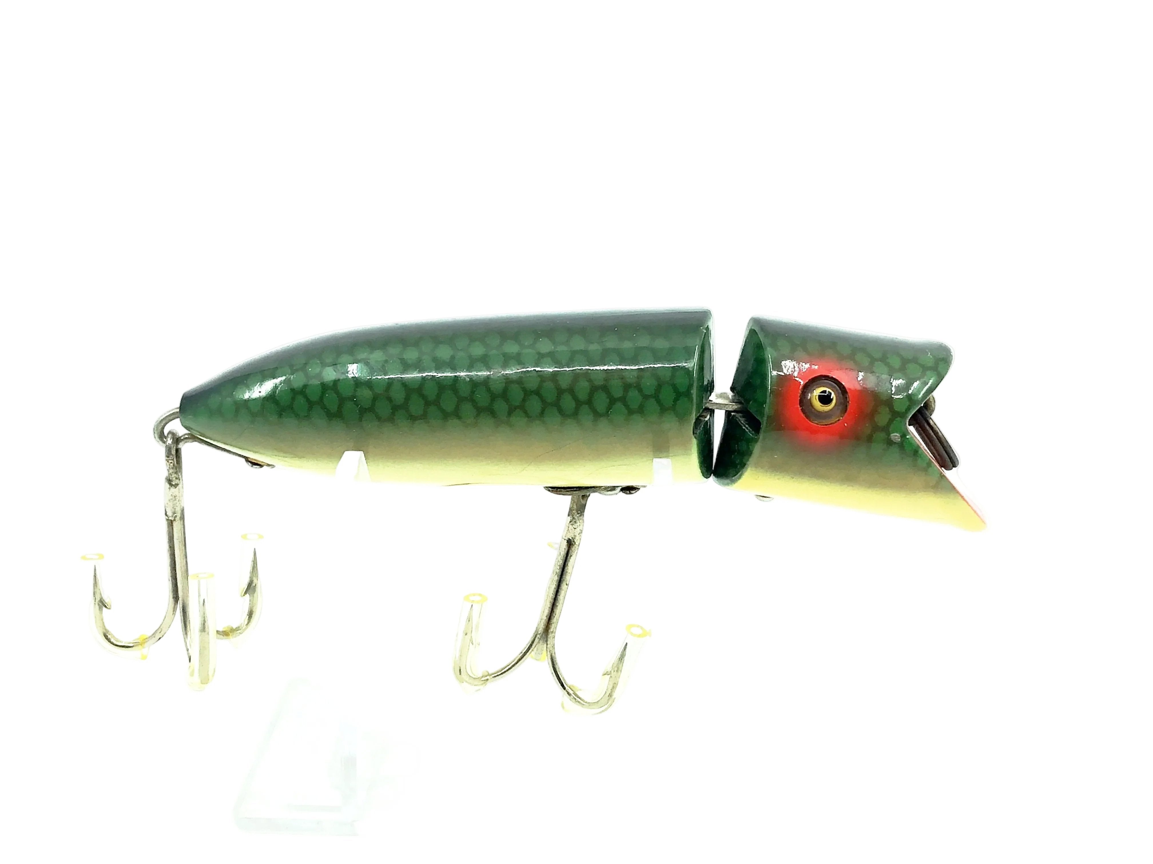 Heddon Zig Wag (Salt-Water/Heavy Duty) C8300, 9D Green Scale Color