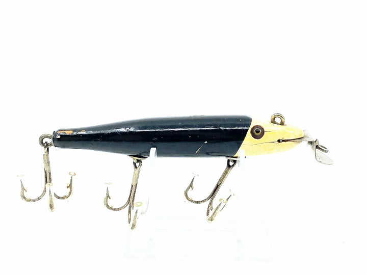 Creek Chub 700 Pikie, 711 Black/White Head Color - Double Line Tie!