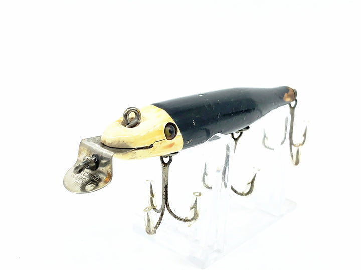Creek Chub 700 Pikie, 711 Black/White Head Color - Double Line Tie!