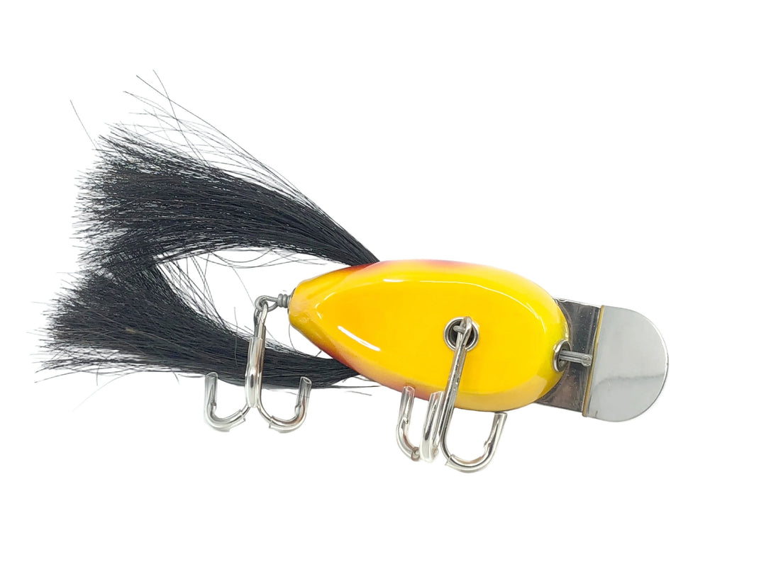 Musky Dan (XXX Lures) Husky Dingbat, Yellow/Bar Perch Color
