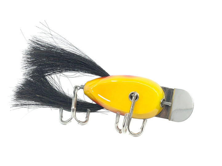 Musky Dan (XXX Lures) Husky Dingbat, Yellow/Bar Perch Color