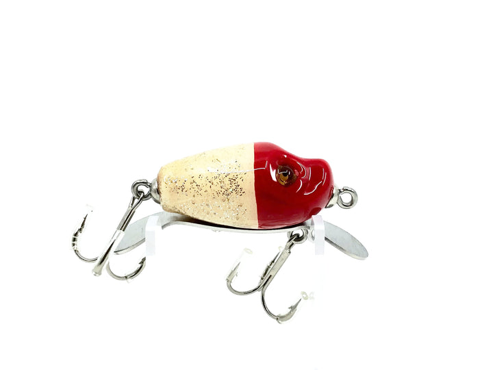 Musky Dan (XXX Lures) Little Dude, Red Head/Flitter Color