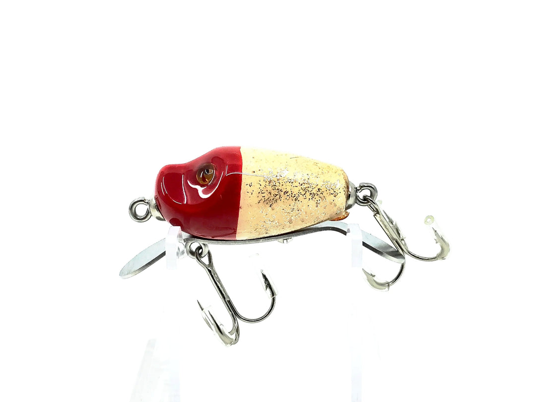 Musky Dan (XXX Lures) Little Dude, Red Head/Flitter Color