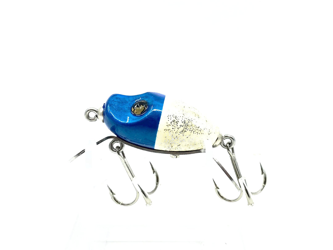 Musky Dan (XXX Lures) Little Dude, Blue Head/Flitter Color
