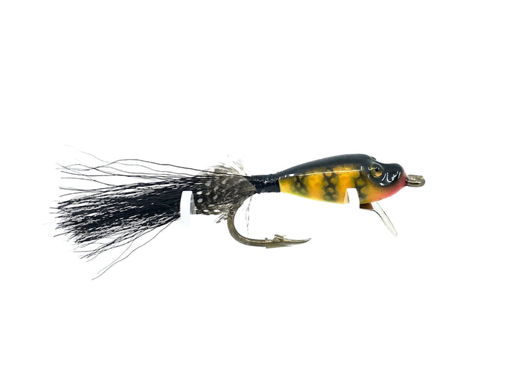 Musky Dan (XXX Lures) Fly-Rod Runt, Yellow Perch Color