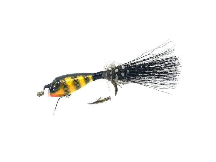 Musky Dan (XXX Lures) Fly-Rod Runt, Yellow Perch Color