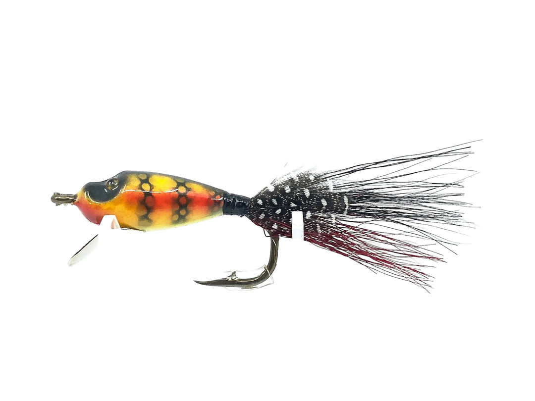 Musky Dan (XXX Lures) Fly-Rod Runt, Red Perch Color
