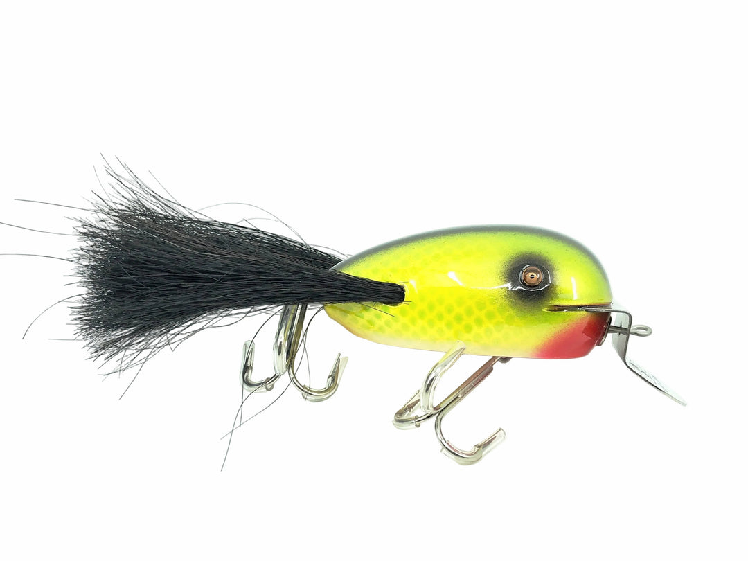 Musky Dan (XXX Lures) Husky Dingbat, Green/Gold Scale Color