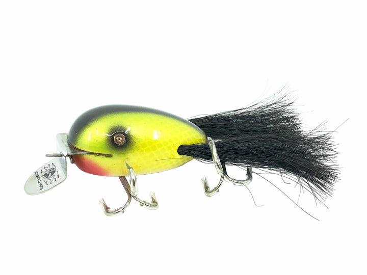 Musky Dan (XXX Lures) Husky Dingbat, Green/Gold Scale Color