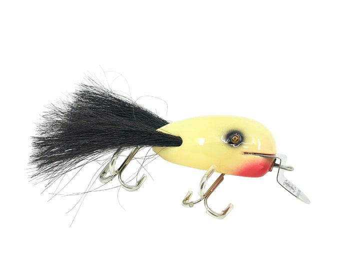 Musky Dan (XXX Lures) Husky Dingbat, White/Black Eye Color