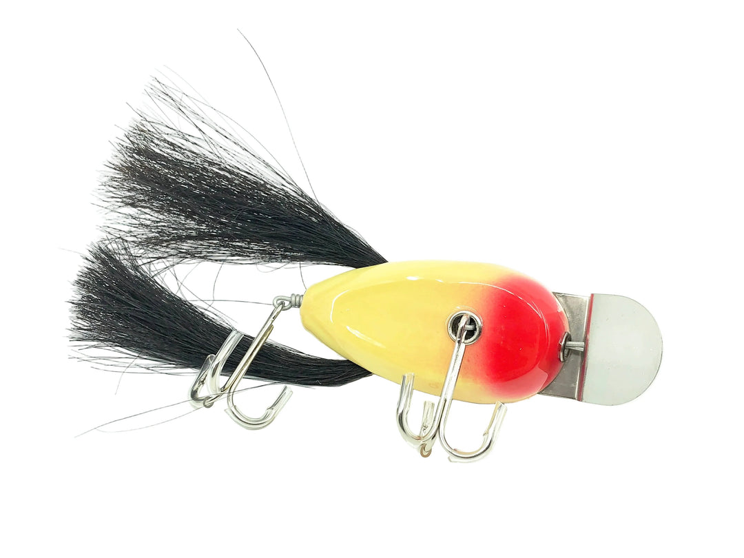 Musky Dan (XXX Lures) Husky Dingbat, White/Black Eye Color