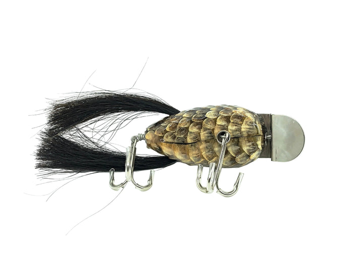 Musky Dan (XXX Lures) Husky Dingbat, Rattlesnake Skin Color