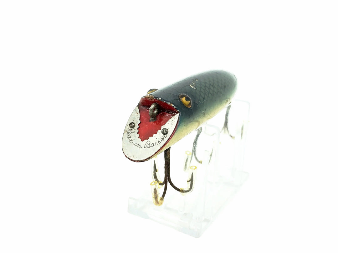 Heddon Head-On Basser 8500, 9D Green Scale Color - Early L-Rig