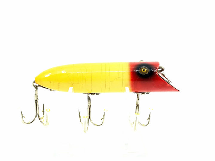 Heddon Head-On Basser 8500, 2/RH Red Head/White Color - L-Rig Hardware, Very Good Condition!
