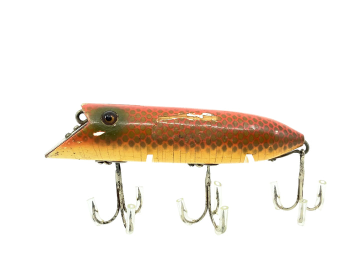 Heddon Head-On Basser 8500, 9H Red Scale Color - L-Rig Hardware