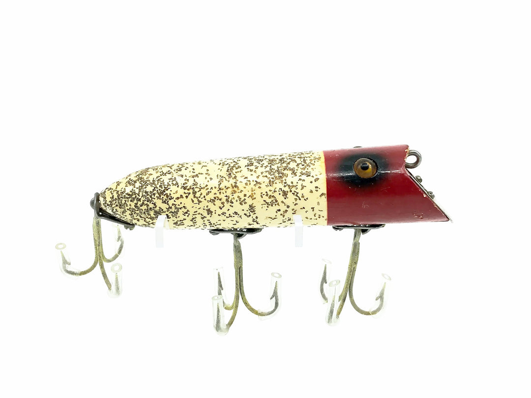 Heddon Head-On Basser 8500, 9RH Red Head/Silver Flitter Color - Very Good Condition