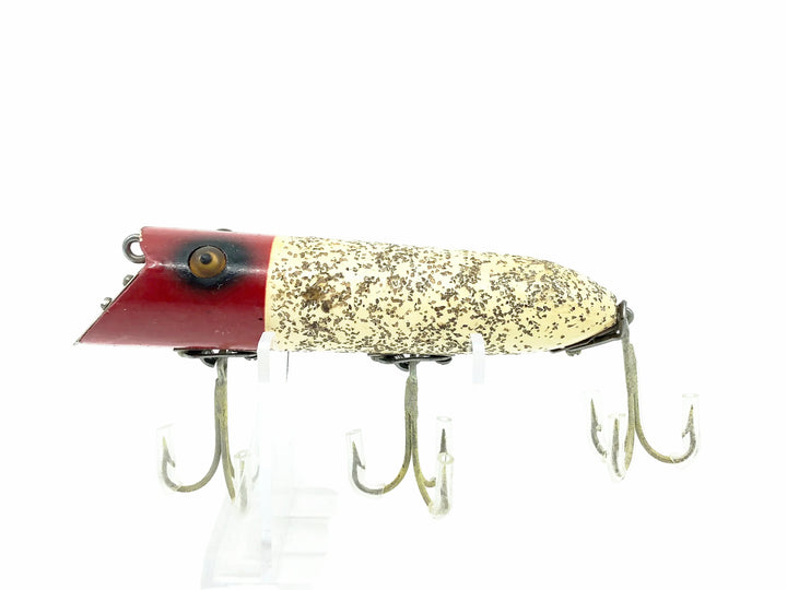 Heddon Head-On Basser 8500, 9RH Red Head/Silver Flitter Color - Very Good Condition