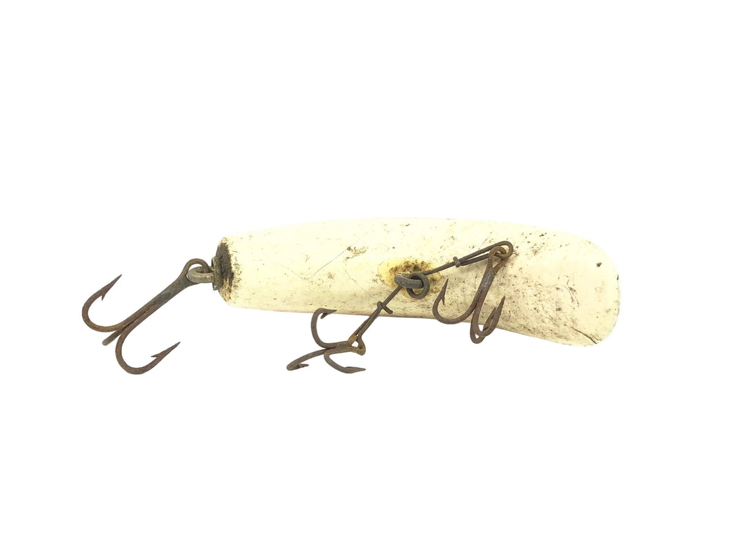 Helin Flatfish Wooden SPS, WR White Bottom/Red Top Color