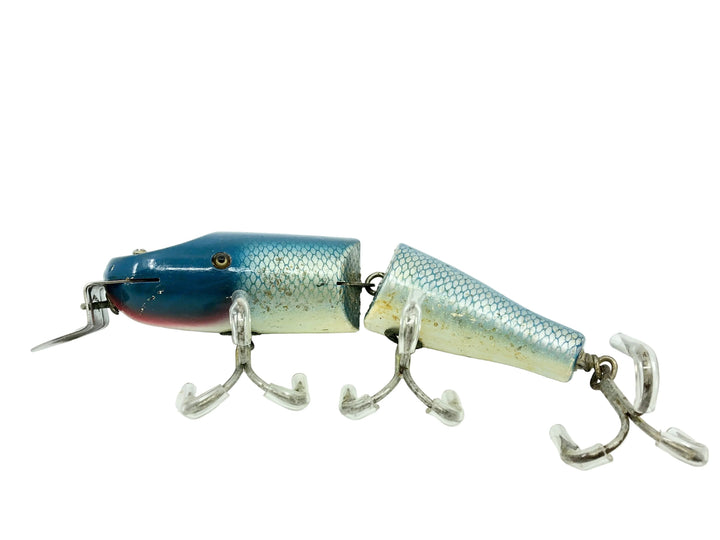 Creek Chub Jointed Striper Pikie 6800, #34 Blue Flash Color - Very Good Condition