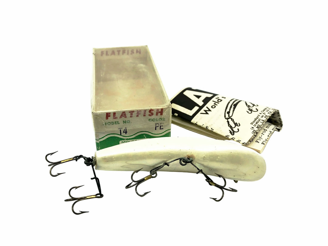 Helin Flatfish T4, PE Pearl Color w/Box - Pre-1963, Very Good Condition