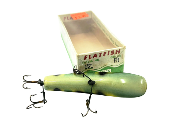 Helin Flatfish U20, FR Frog Color w/Box- Pre-1963, Very Good Condition