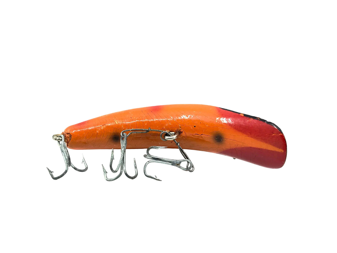 Helin Flatfish T4, OB Orange/Red Tip/Black Stripe Color - Very Good Condition!