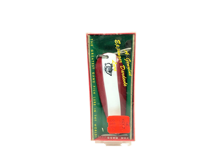 Eppinger Dardevle 1oz Spoon, #16 Red/White Stripe/Nickle Back Color with Box