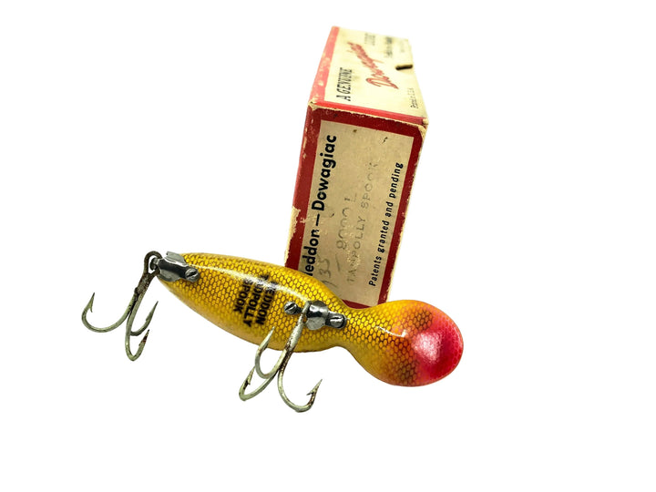 Heddon Tadpolly Spook, L Perch Color w/Box - Older Gold Eyes
