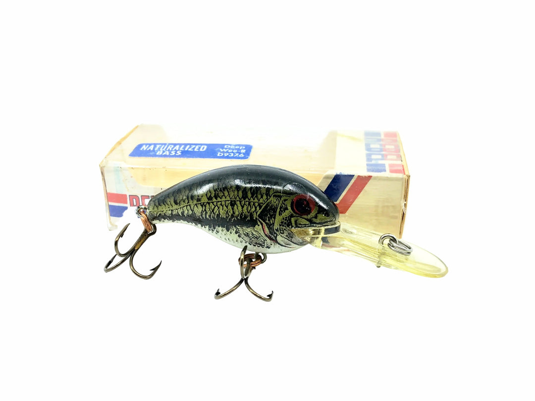 Rebel Deep Wee-R, #76 Naturalized Bass Color w/Box