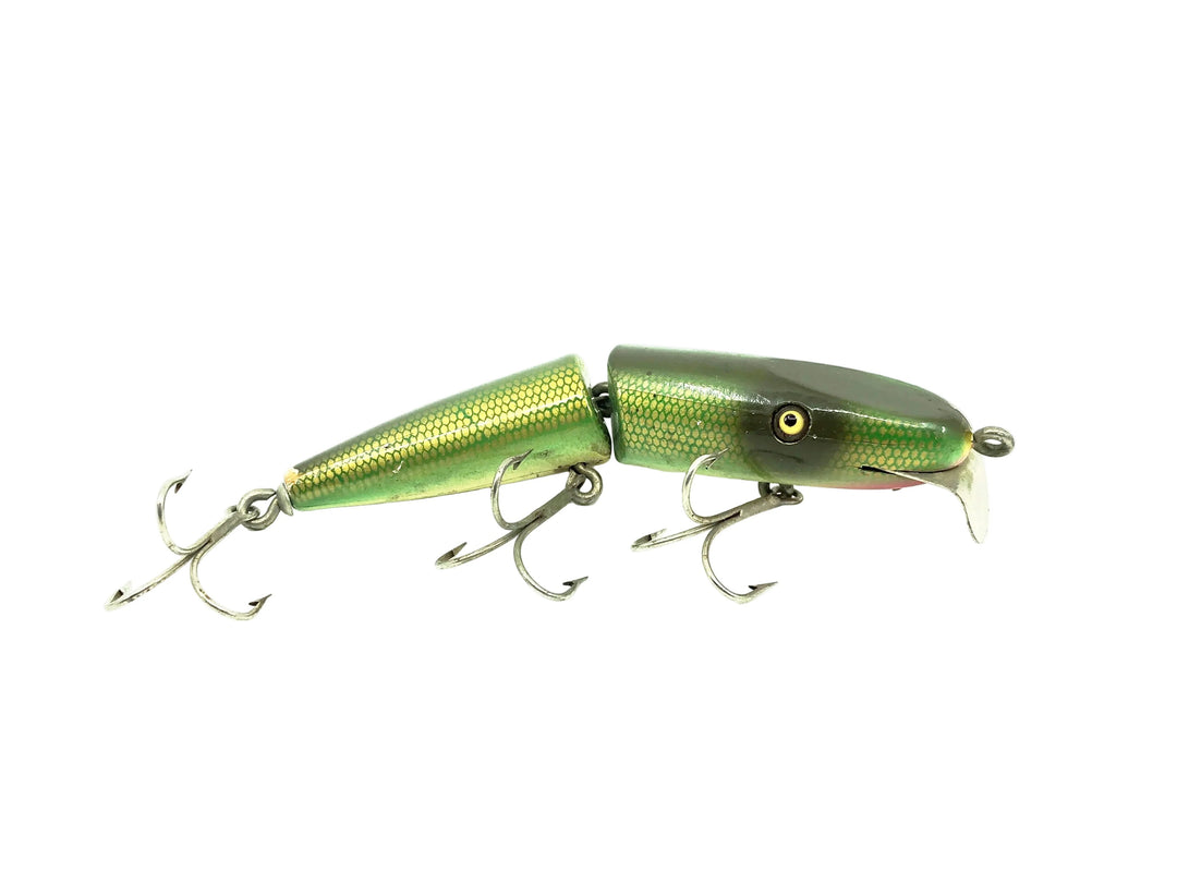 Shur-Strike Jointed Pikie PJ Series, #10 Green Gar Scale Color - Anteater Lip, 1936