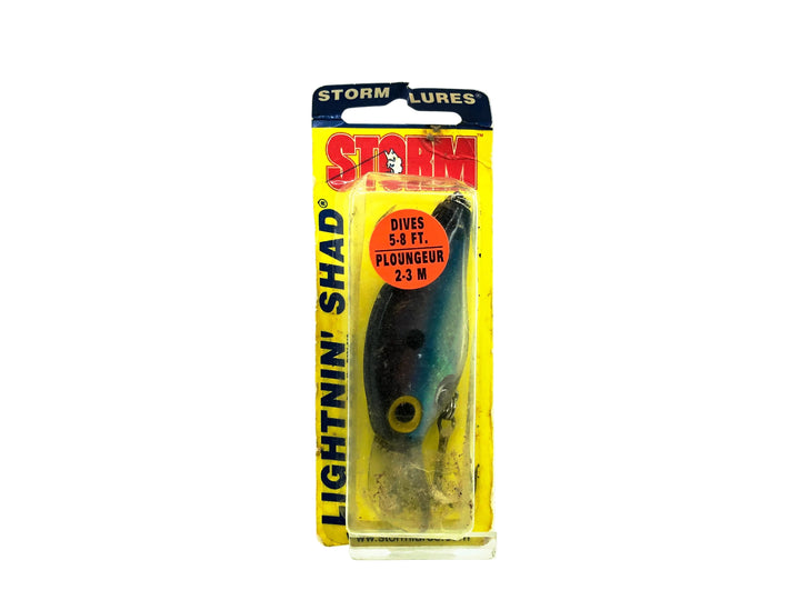 Storm Lightnin' Shad AL221, Firestorm Blue Color on Card