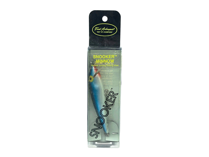 Arbogast Snooker Minnow, Blue Scale Color in Box