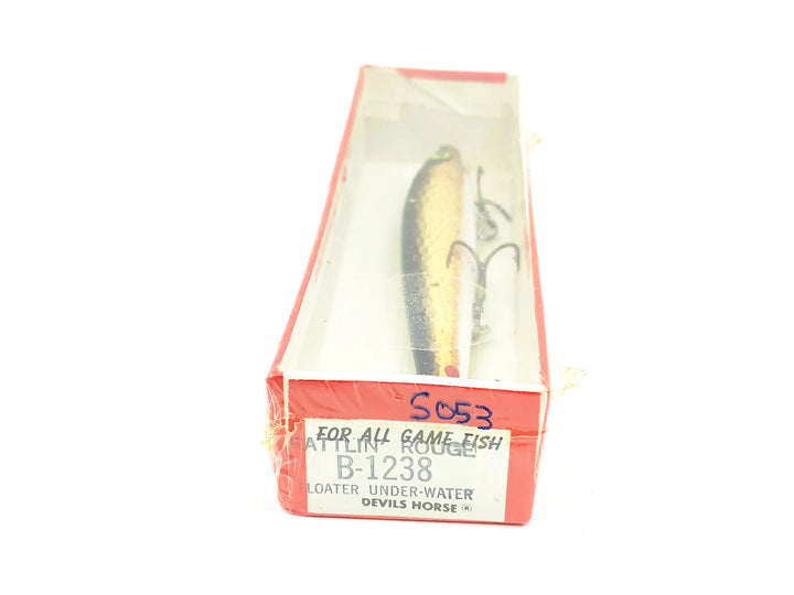 Smithwick Rattlin' Rogue, #38 Gold/Black Back/White Belly Color w/Box