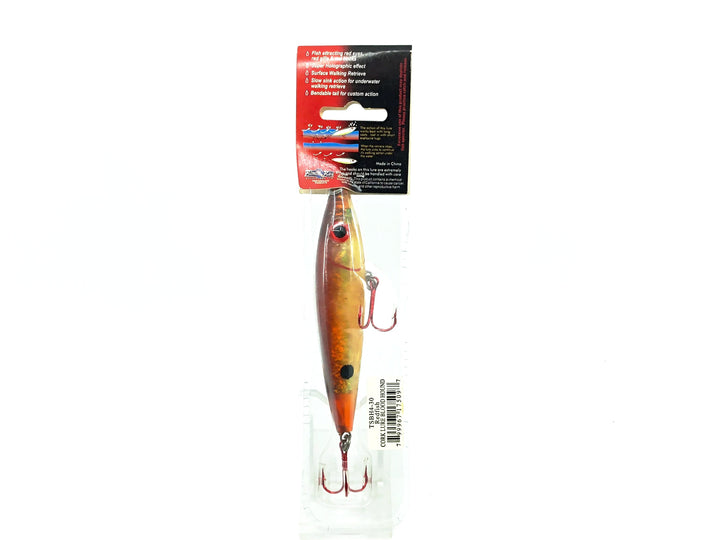 Tsunami Blood Hound Cork Lure Super Holographic Lure, Redfish Color on Card