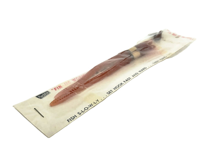 Heddon 260 Fin Jig Worm 1/4oz, Cream Color New on Card