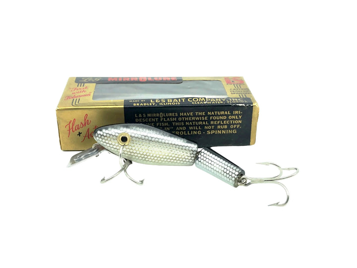 L & S Bass Master Model 25M, Color #21 Black Back/White Belly/Silver Scale Color w/Box