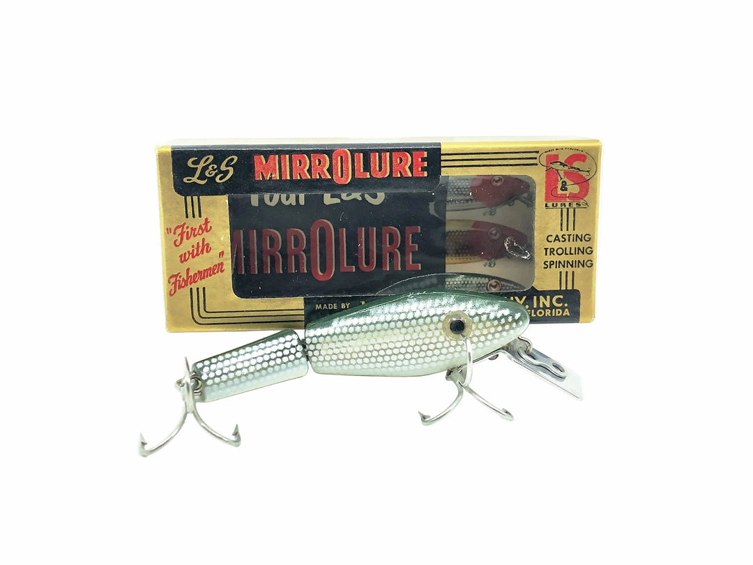 L & S Bass Master Model 25M, Color #18 Green Back/White Belly/Silver Scale Color w/Box