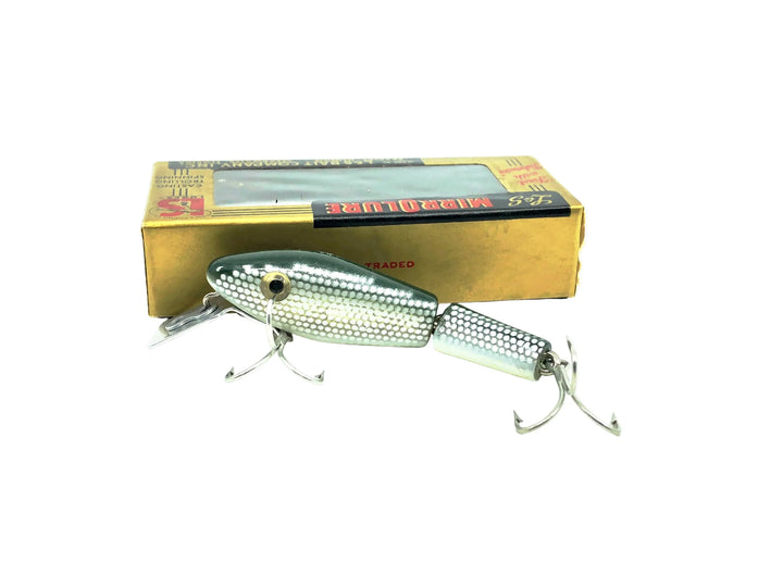 L & S Bass Master Model 25M, Color #18 Green Back/White Belly/Silver Scale Color w/Box