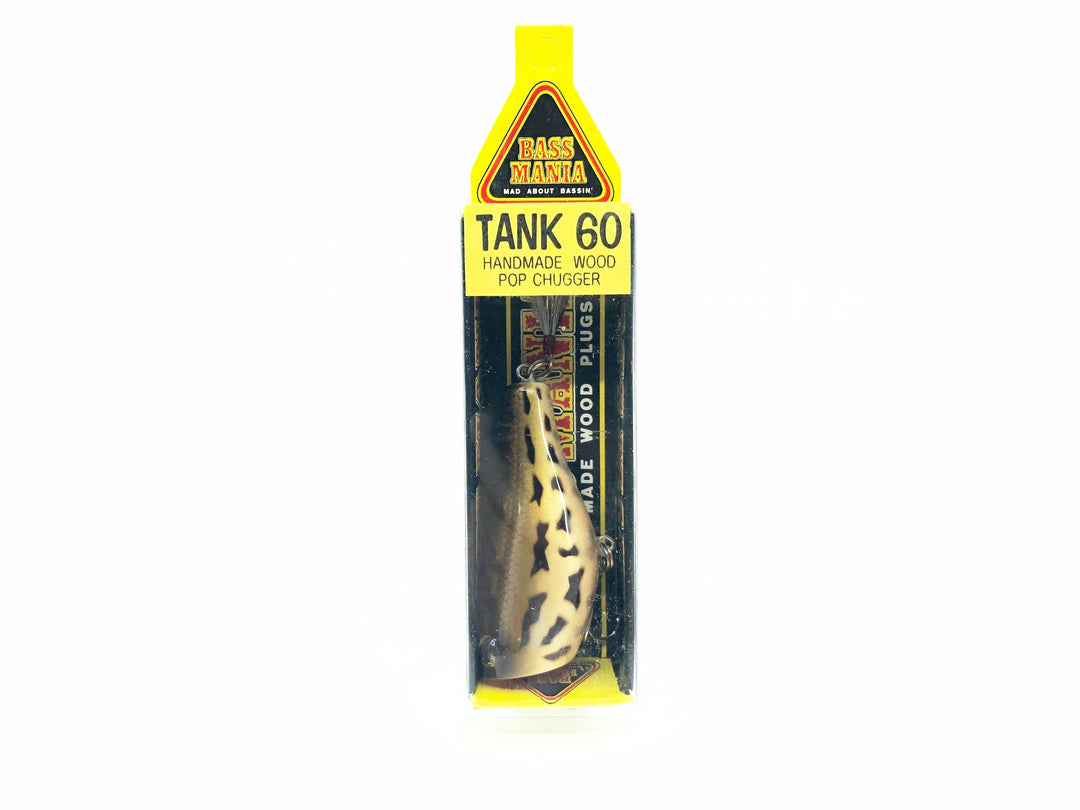 Tiemco Bass Mania Tank 60 Wooden Pop Chugger Bait Color 9 Battle Frog