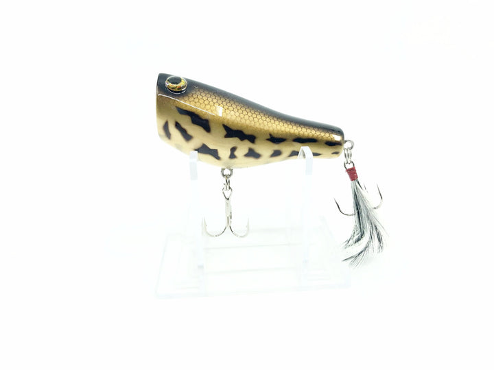 Tiemco Bass Mania Tank 60 Wooden Pop Chugger Bait Color 9 Battle Frog