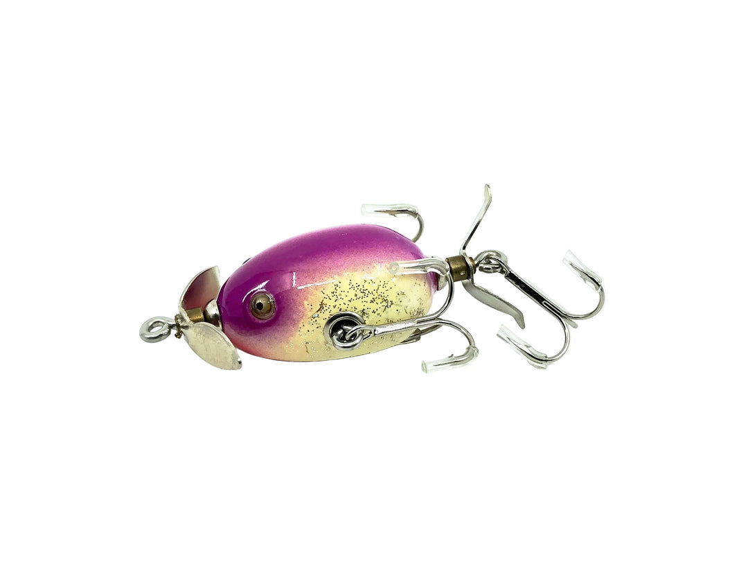 Musky Dan (XXX Lures) Kent Frog, Purple Silver Flitter Color