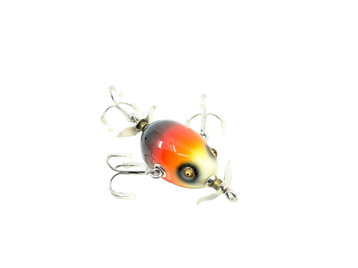 Musky Dan (XXX Lures) Kent Frog, White Head/Orange/Black Color