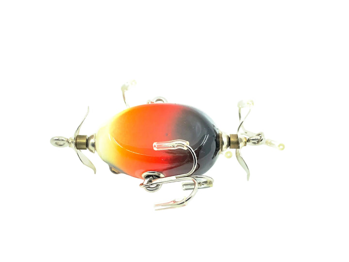 Musky Dan (XXX Lures) Kent Frog, White Head/Orange/Black Color
